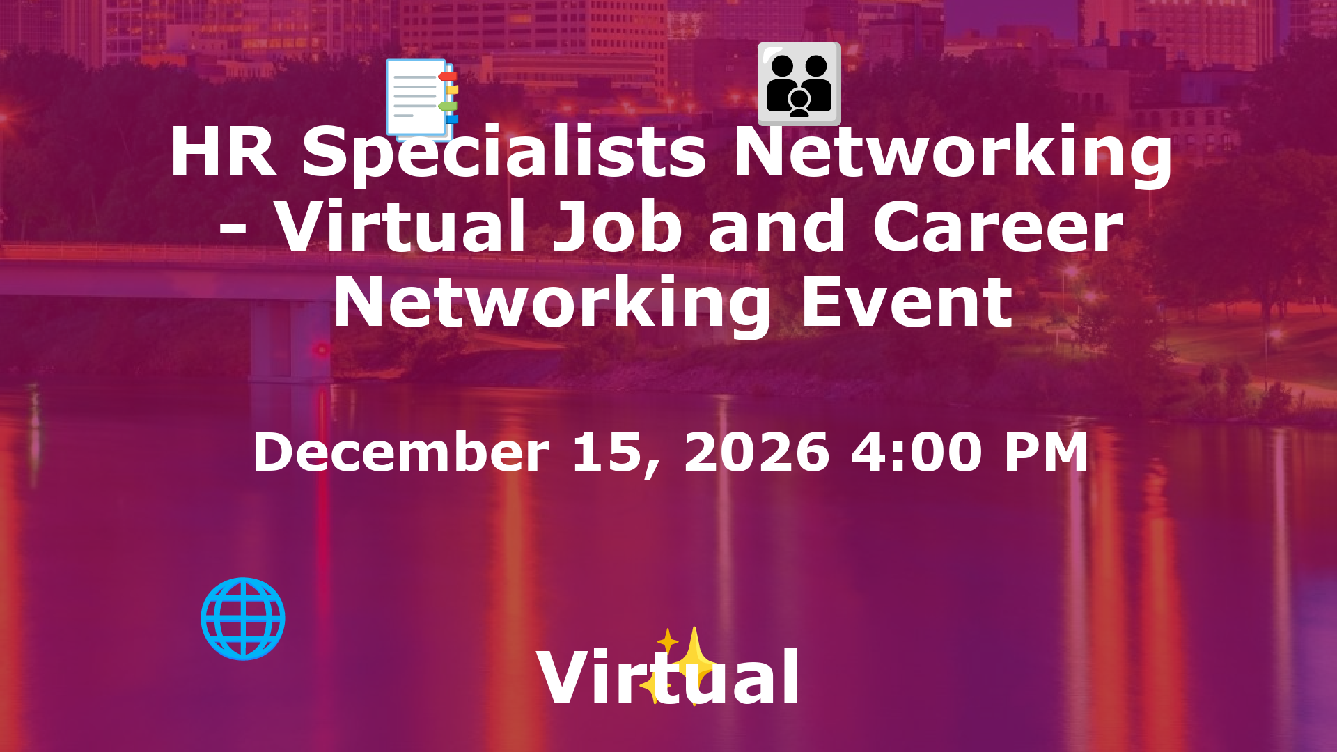 HR Specialists Networking - Virtual Job and Career Networking Event event image